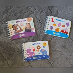 Learning Resources Kids Educational Book Set Numbers, Letters, & Emotions